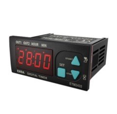 ETM2432-230VAC ENDA DİJİTAL ZAMAN RÖLESİ ÇİFT KONTAK ÇIKIŞI 230V AC