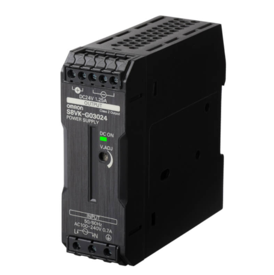 S8VK-G03024 GÜÇ KAYNAĞI 24VDC 1.3A 30W