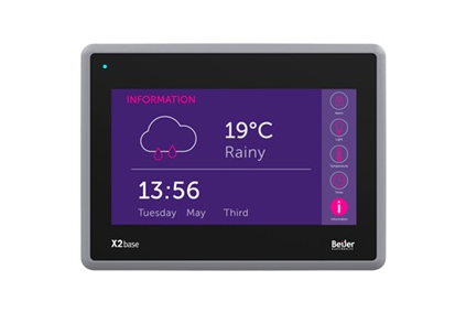 630005205 X2 BASE 7 BEIJER HMI OPERATÖR EKRANI 7″ 800x480 400 MHz 200 MB ETHERNET RS232 RS422 RS485