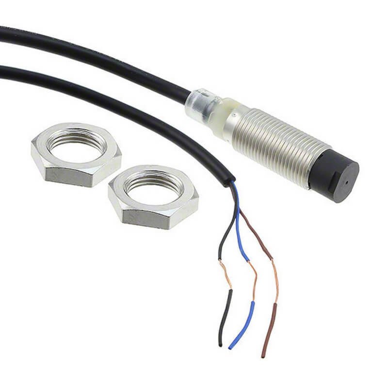 E2B-M12KN05-WP-B1 2M ENDÜKTİF SENSÖR M12 24VDC PNP NO 5mm KISA GÖVDE 2MT KABLOLU