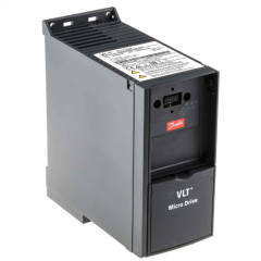 132F0005 DANFOSS VLT FC51 INVERTER, MOTOR SÜRÜCÜ, 1,5 kW, TEK FAZ, 230V, 6,8 A