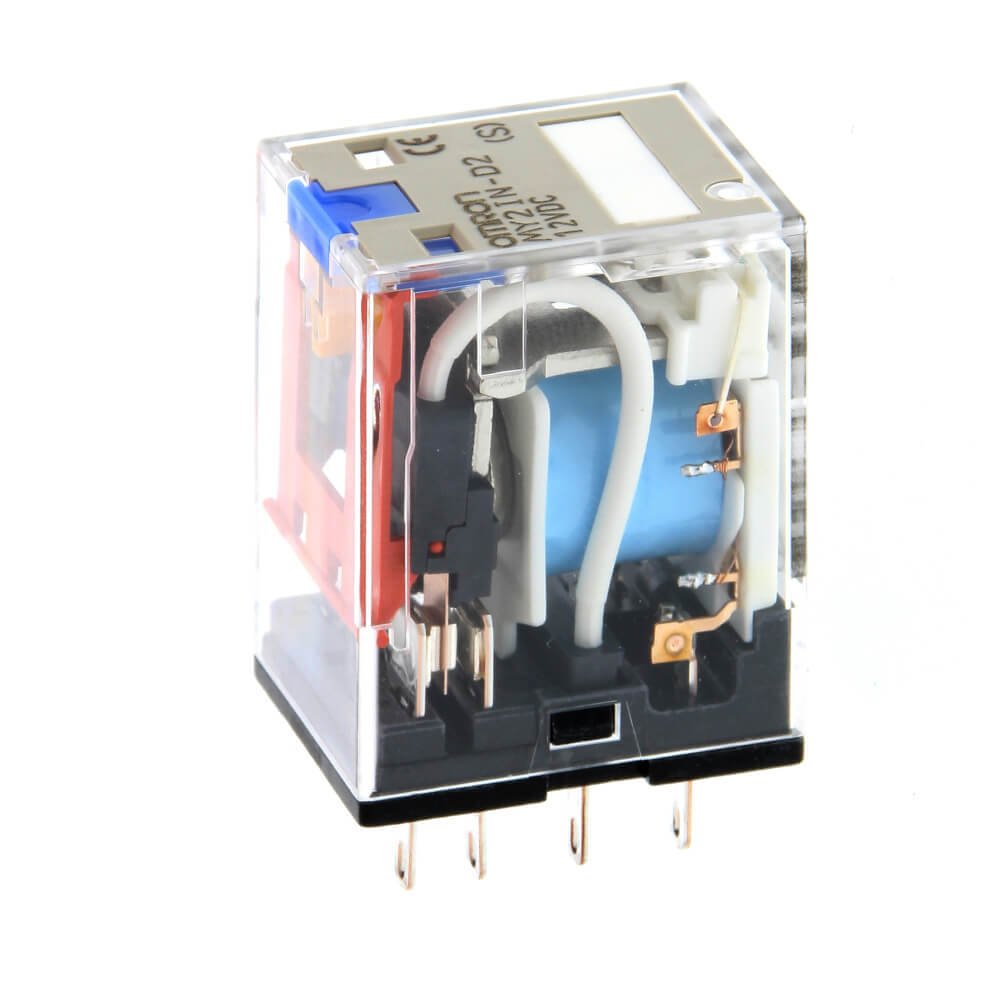 MY2IN 100/110VDC (S) OMRON RÖLE 110 V DC 2 KONTAK 7 A 8 BACAKLI LEDLİ TEST BUTONLU
