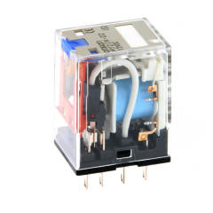 MY2IN 100/110VDC (S) OMRON RÖLE 110 V DC 2 KONTAK 7 A 8 BACAKLI LEDLİ TEST BUTONLU