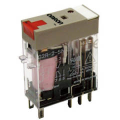 G2R-2-SNI 48VAC (S) OMRON RÖLE 48 V AC 2 KONTAK 5 A 8 BACAKLI LEDLİ TEST BUTONLU