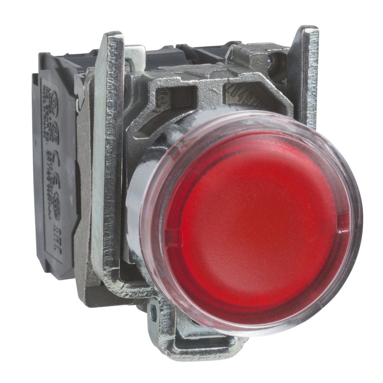 XB4BW34B5 SCHNEIDER KIRMIZI LED YAYLI BUTON 24VAC/DC ÇAP 22 METAL