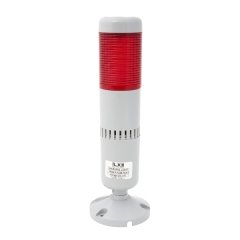 İL-XS-T5-241 İLX 1 KATLI LED IŞIKLI KOLON 50 mm ÇAP 24 V DC KIRMIZI SABİT