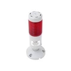 İL-XS-T5-241 İLX 1 KATLI LED IŞIKLI KOLON 50 mm ÇAP 24 V DC KIRMIZI SABİT