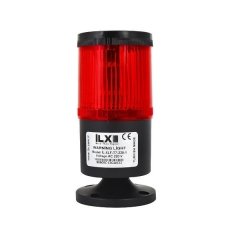 İL-XMB-T7-241 İLX 1 KATLI LED IŞIKLI KOLON 70 mm ÇAP 24 V DC KIRMIZI MULTİ + BUZZER