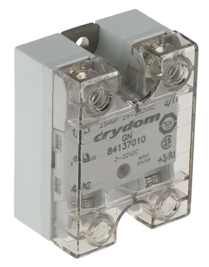 84137010 CRYDOM SSR SOLID STATE RÖLE 25 A 24-280 V AC 3-32 V DC