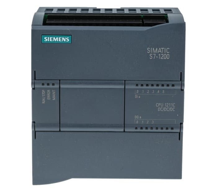 6ES7211-1AE40-0XB0 SIEMENS PLC CPU 1211C DC/DC/DC 6 DI  / 4 DO / 2 AI 50 kB HAFIZA