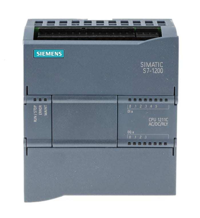 6ES7211-1BE40-0XB0 SIEMENS PLC CPU 1211C AC/DC/RELAY 6 DI / 4 DO / 2 AI 50 kB HAFIZA