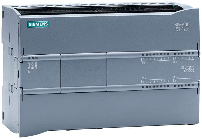 6ES7217-1AG40-0XB0 SIEMENS PLC CPU 1217C DC/DC/DC 10 DI - 4 DI / 6 DO - 4 DO / 2 AI / 2 AO 150 kB HAFIZA