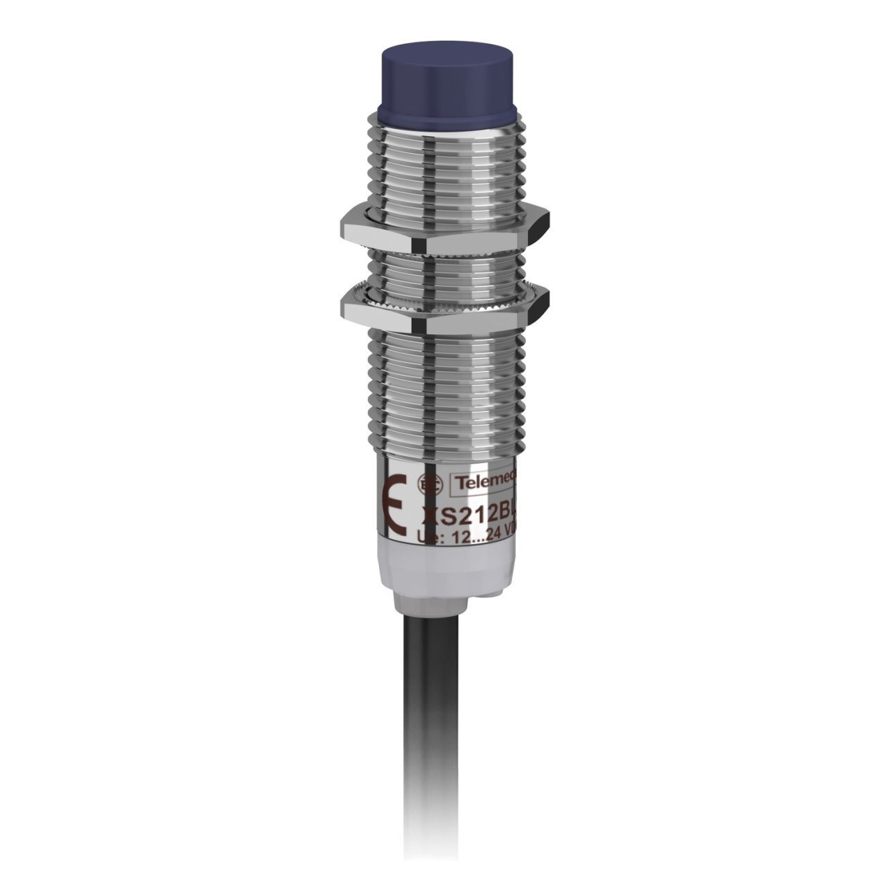 XS212BLPAL2 ENDÜKTİF SENSÖR M12 12-24VDC PNP NO 4mm 2MT KABLOLU