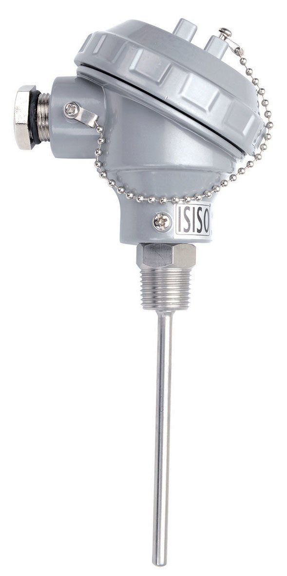 TRPT2-231-8-200-1/2 ISISO TERMOKUPL 2xPT-100 KAFALI TİP 8 mm ÇAP 200 mm DALMA 1/2 RAKORLU