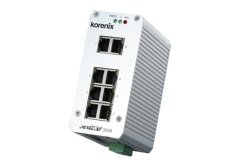 F00N3008500001 BEIJER KORENIX JETNET 3008-W ETHERNET SVİÇ 8 PORT 2 x 24 V DC 10/100 BASE TX ALÜMİNYUM