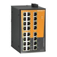 2682190000 WEIDMULLER IE-SW-EL24-24TX NETWORK SVİÇ 24 PORT 12-48 V DC 10/100 BASE TX METAL