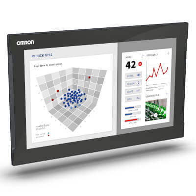 NYP2C-30360-19WC1000 OMRON ENDÜSTRİYEL PANEL BİLGİSAYAR 18.5'' CELERON 3965U 8 GB DRAM 128 GB 1920x1080