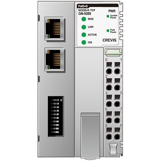 GN-9289 CREVIS MODBUS TCP AĞ ADAPTÖRÜ 2 X ETHERNET 10/100MBPS