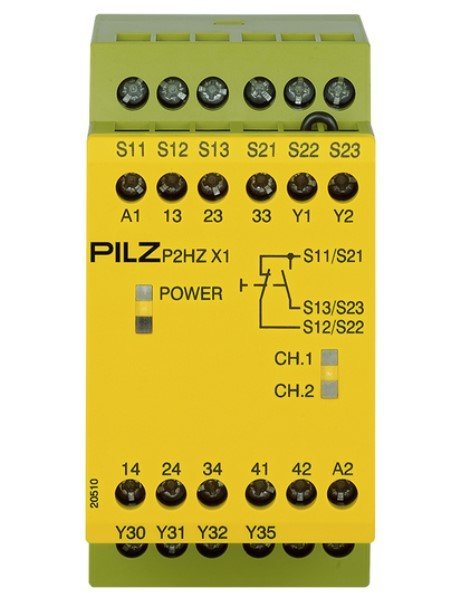 774340 PILZ P2HZ X1 EMNİYET RÖLESİ 24 V DC 3NO+1NC ÇİFT EL İZLEME