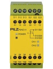 774340 PILZ P2HZ X1 EMNİYET RÖLESİ 24 V DC 3NO+1NC ÇİFT EL İZLEME