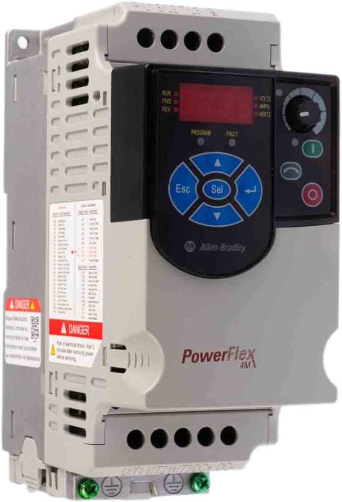 22F-A2P5N103 ALLEN BRADLEY PowerFlex 4M INVERTER MOTOR SÜRÜCÜ 1 FAZ 0.4 kW 230 V AC 2.5 A